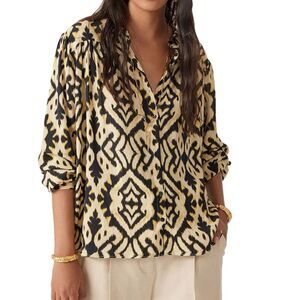 ba&sh Land Button Down Women's Shirt / Blouse, Size S